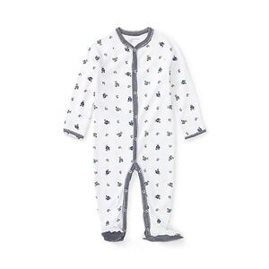 Polo by Ralph Lauren Boys Polo Bear Cotton Footed Coverall Onesie Pajama 3 month